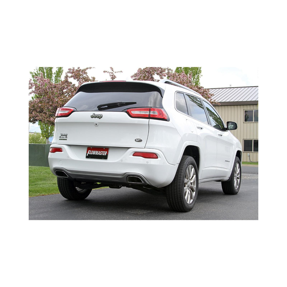 Flowmaster 717810 - Flow Fx Cat-Back Exhaust System Fits 2014-2022 Jeep Cherokee 3.2-Liter, Flow Fx Cat-Back 2.5-Inch Stainless Steel Exhaust System, 3.5-Inch Black Ceramic Tips, Dual Out Rear Exit Flowmaster 2