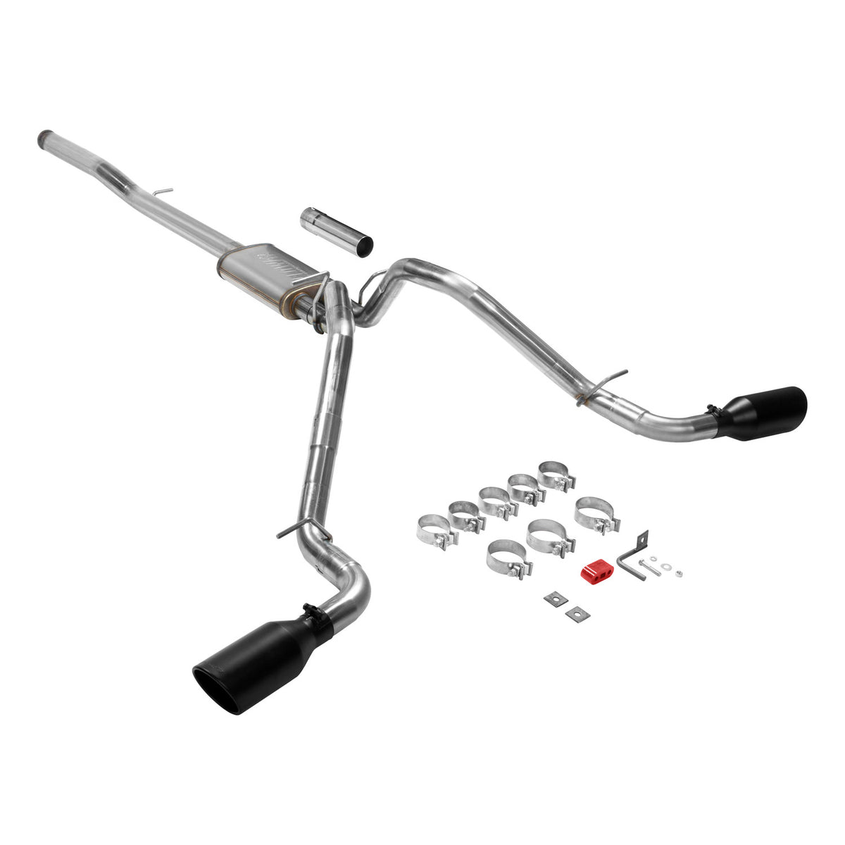 Flowmaster 717869 - Flow Fx Cat-Back Exhaust System Fits 2014-2019 (Classic Body) Silverado/Sierra 1500 Crew Cab And Double Cab Models With 5.3L Engines Aggressive To Moderate Sound Flowmaster 3