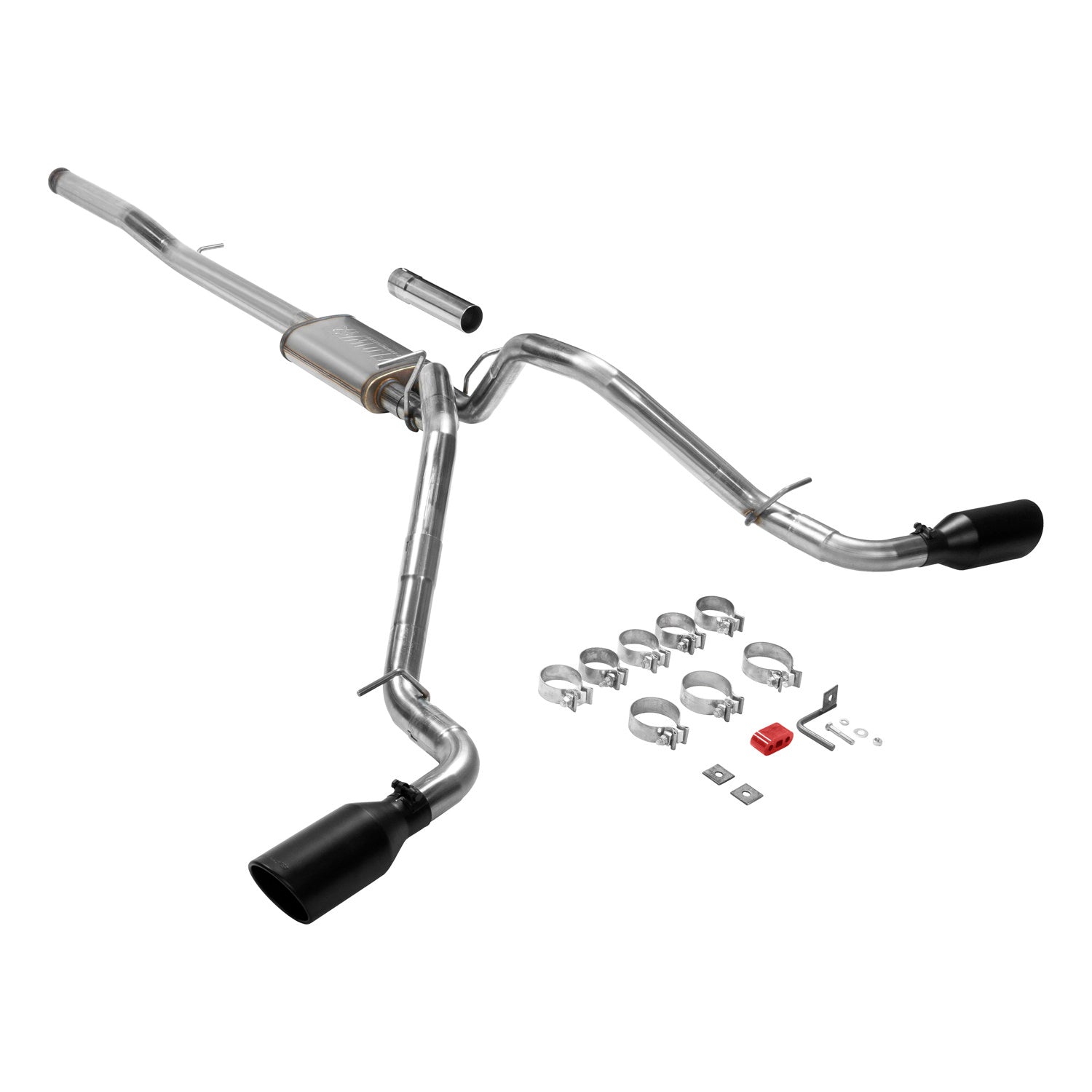 Flowmaster 717869 - Flow Fx Cat-Back Exhaust System Fits 2014-2019 (Classic Body) Silverado/Sierra 1500 Crew Cab And Double Cab Models With 5.3L Engines Aggressive To Moderate Sound Flowmaster 3