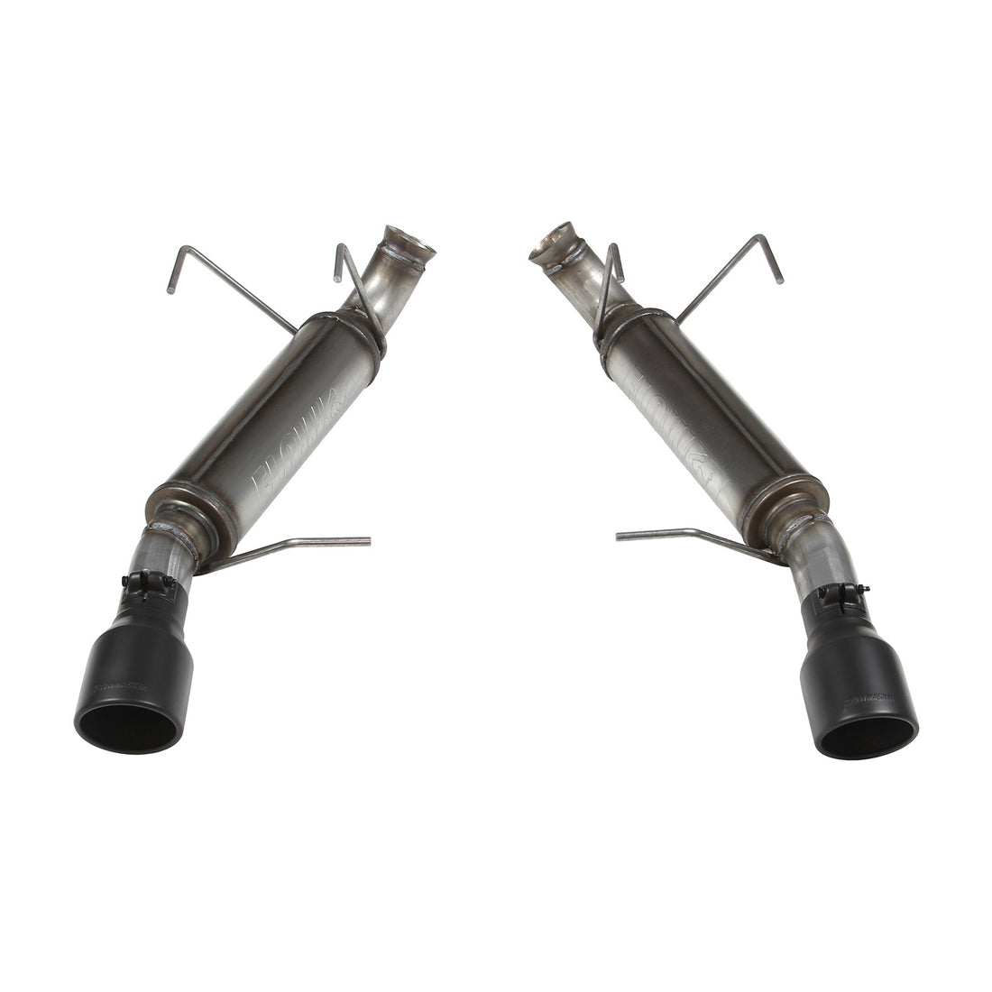Rear Flowmaster 717877 Flow Fx Axle-Back Exhaust System 2.5-Inch Stainless Steel 4.0-Inch Black Ceramic Tips