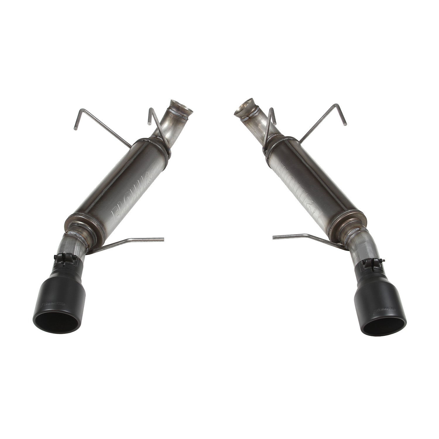 Rear Flowmaster 717877 Flow Fx Axle-Back Exhaust System 2.5-Inch Stainless Steel 4.0-Inch Black Ceramic Tips