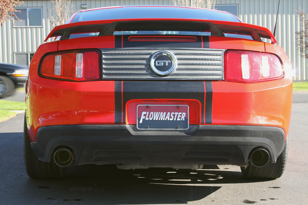 Flowmaster 717879 - Flow Fx Axle-Back Exhaust System 2011-2012 Ford Mustang Gt 5.0L Coupes & Convertibles. Also Fits 2012 Mustang Boss 302 Model Moderate Sound Flowmaster 4