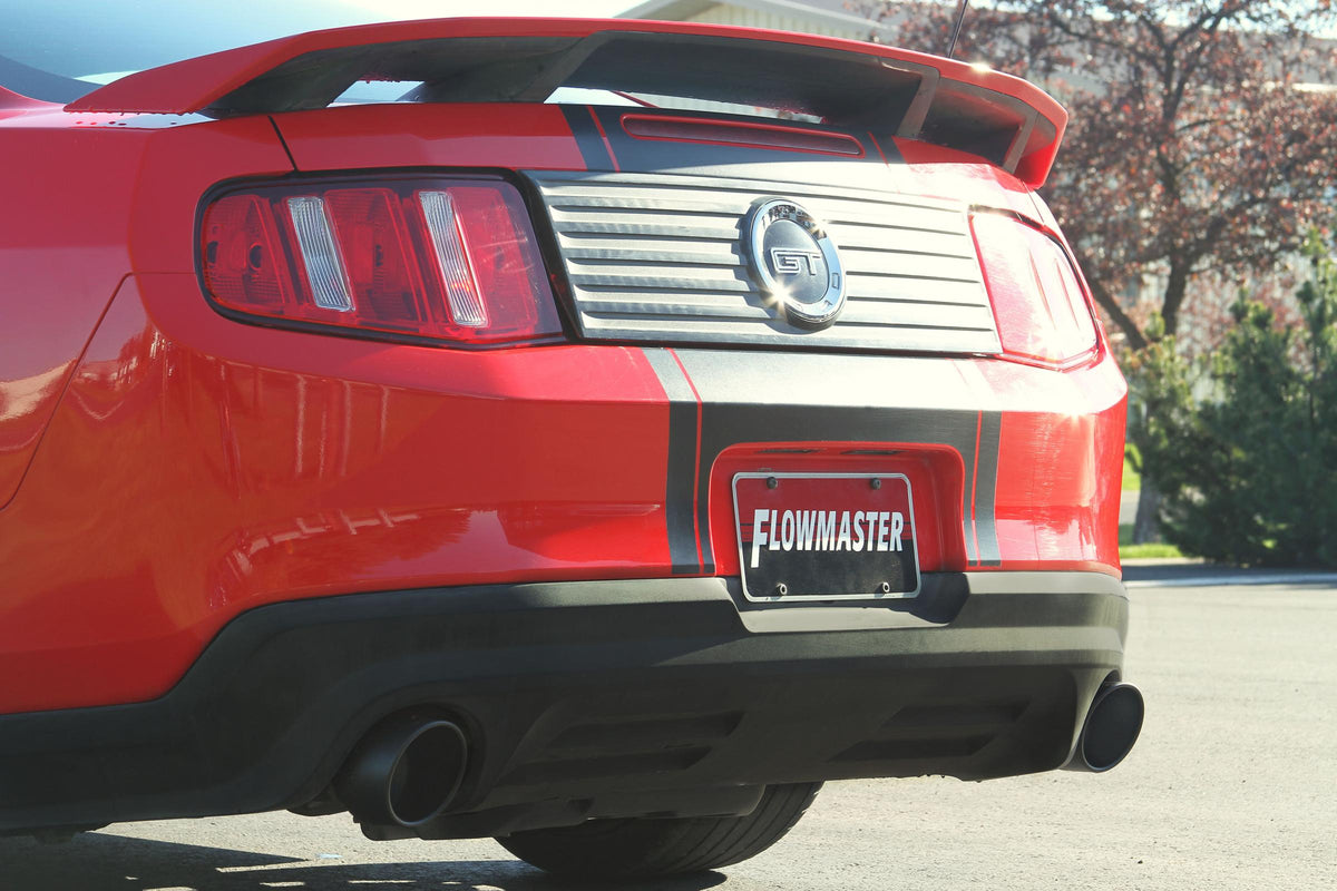 Flowmaster 717879 - Flow Fx Axle-Back Exhaust System 2011-2012 Ford Mustang Gt 5.0L Coupes & Convertibles. Also Fits 2012 Mustang Boss 302 Model Moderate Sound Flowmaster 5