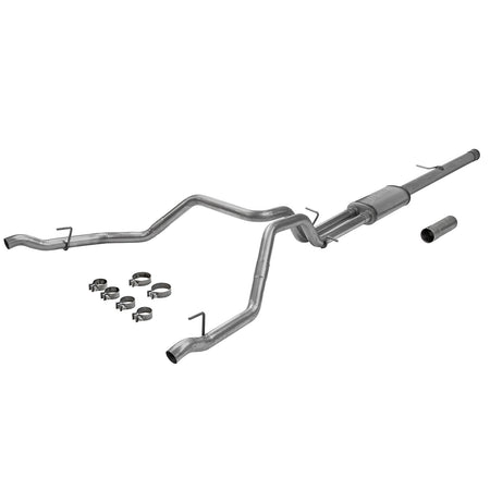 Flowmaster 717890 - Flow Fx Cat-Back Exhaust System Fits 2019-2023 Silverado/Sierra 1500 6.2L V8 Flow Fx 3.5 Inch To Dual 2.5 Inch Cat-Back, Dual Rear Exit, Stainless Steel Exhaust System Flowmaster 1