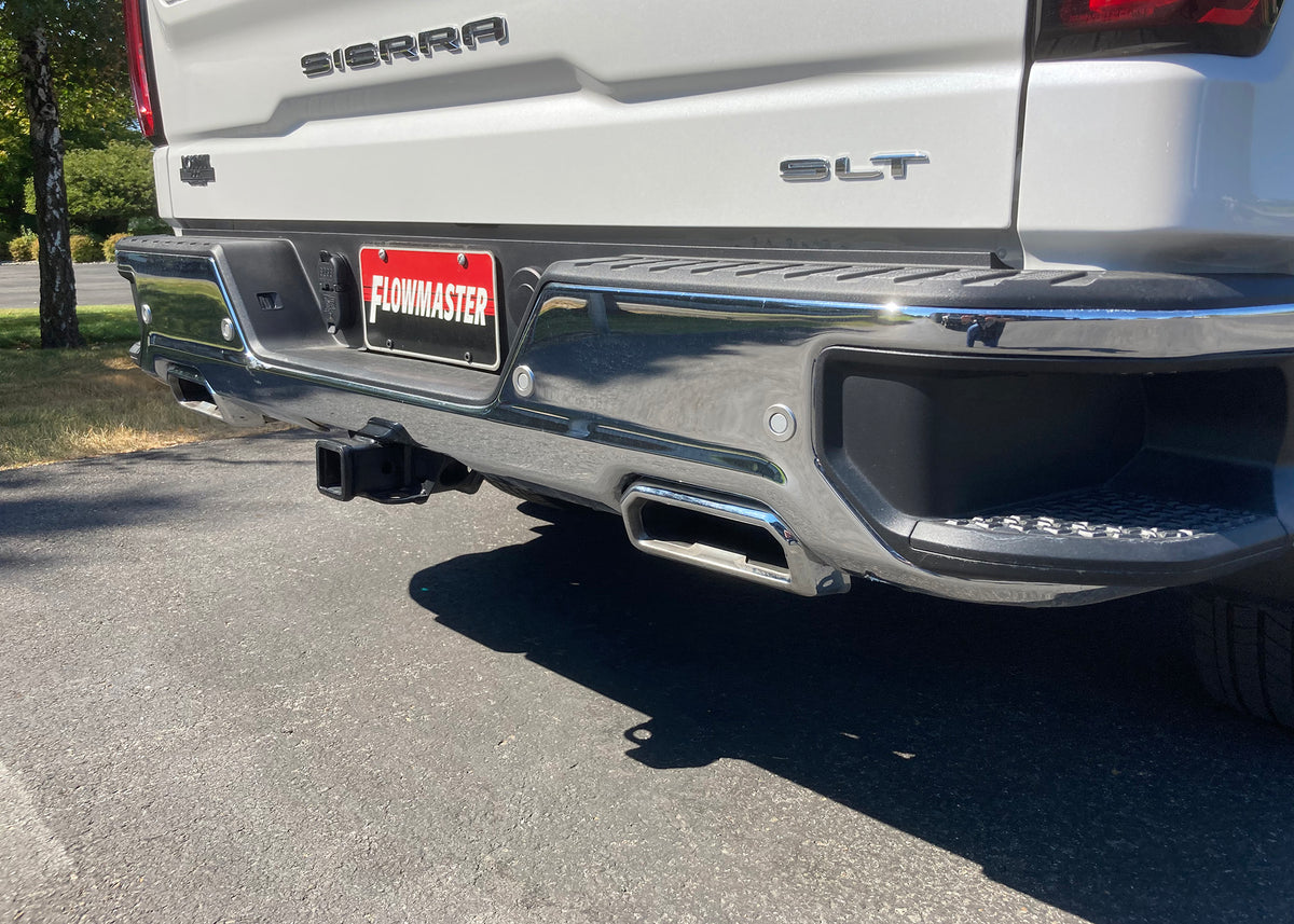 Flowmaster 717890 - Flow Fx Cat-Back Exhaust System Fits 2019-2023 Silverado/Sierra 1500 6.2L V8 Flow Fx 3.5 Inch To Dual 2.5 Inch Cat-Back, Dual Rear Exit, Stainless Steel Exhaust System Flowmaster 5