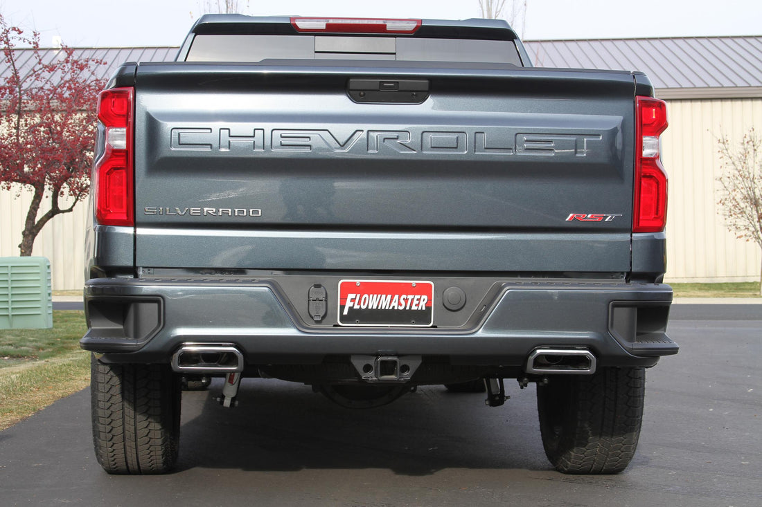 Flowmaster 717894 - Flow Fx Cat-Back Exhaust System Fits 2019-2026 Chevrolet Silverado 1500/Gmc Sierra 1500 Crew Cab/Double Cab Models With 5.3L