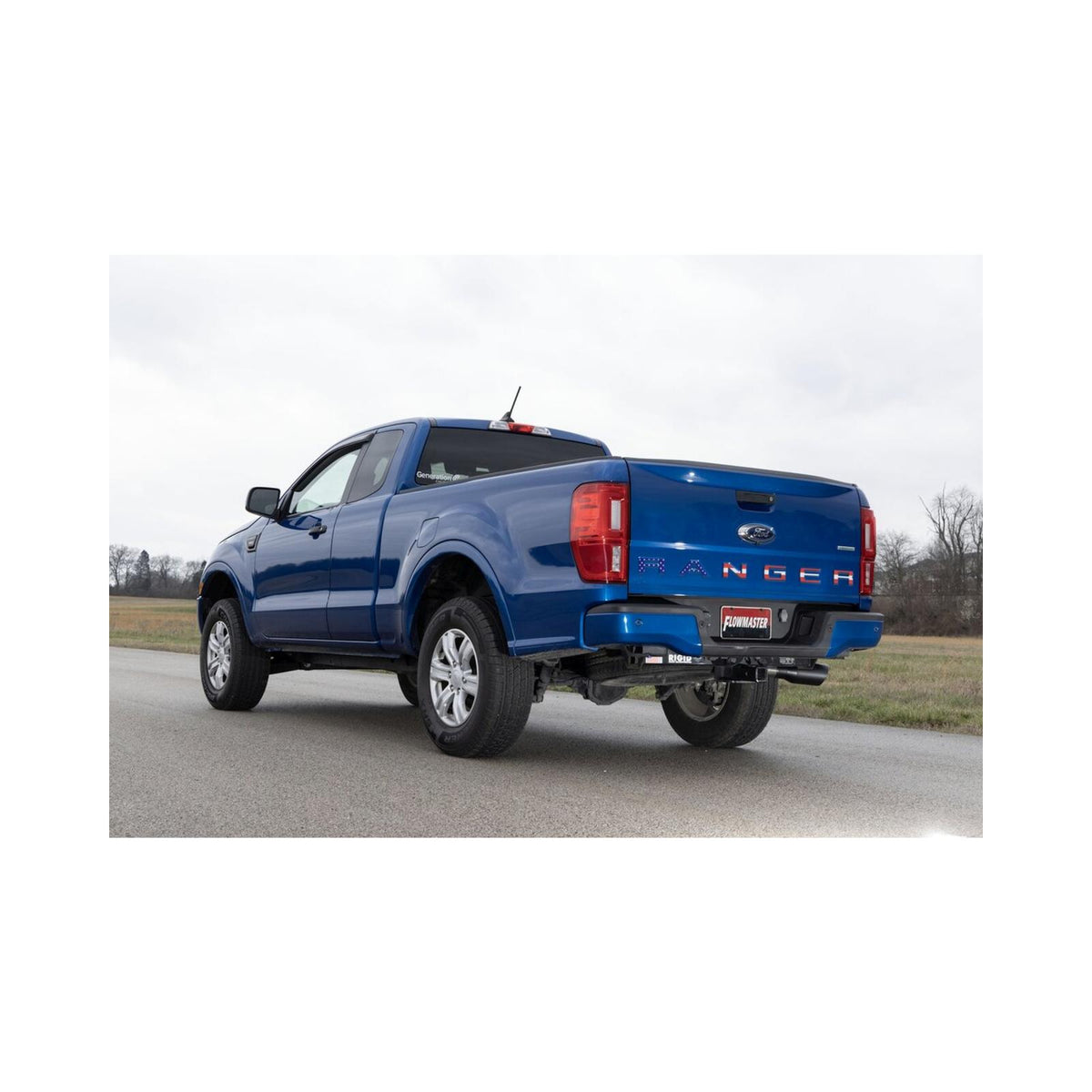 Flowmaster 717909 - Flow Fx Cat-Back Exhaust System Fits 2019-2023 Ford Ranger 2.3L Ecoboost, Crew Cab & Extended Cab, 2/4 Wd With 126.8-Inch Wheelbase Aggressive To Moderate Sound Flowmaster 2