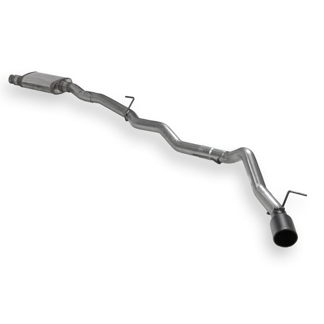 Flowmaster 717912 Flow Fx Cat-Back Exhaust System 409 Stainless Steel Single Exit Black Tip