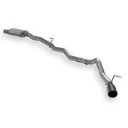Flowmaster 717912 Flow Fx Cat-Back Exhaust System 409 Stainless Steel Single Exit Black Tip
