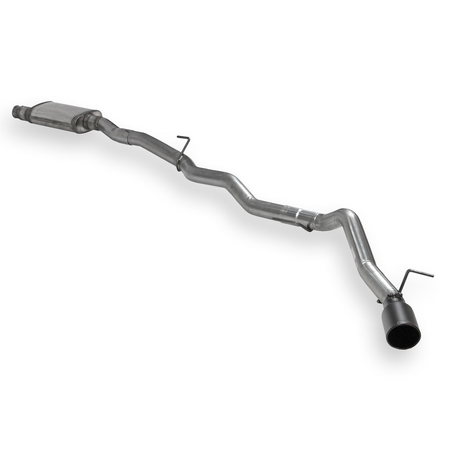 Flowmaster 717912 Flow Fx Cat-Back Exhaust System 409 Stainless Steel Single Exit Black Tip