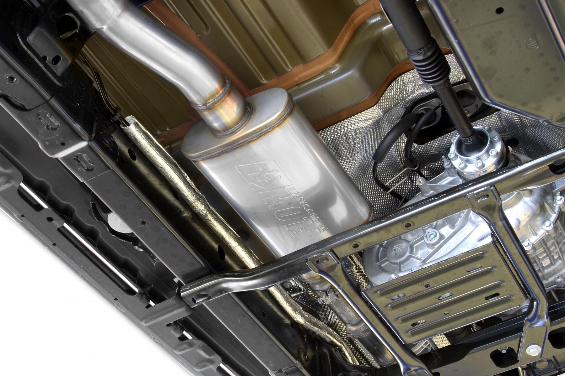 Flowmaster 717912 Flow Fx Cat-Back Exhaust System 409 Stainless Steel Single Exit Black Tip
