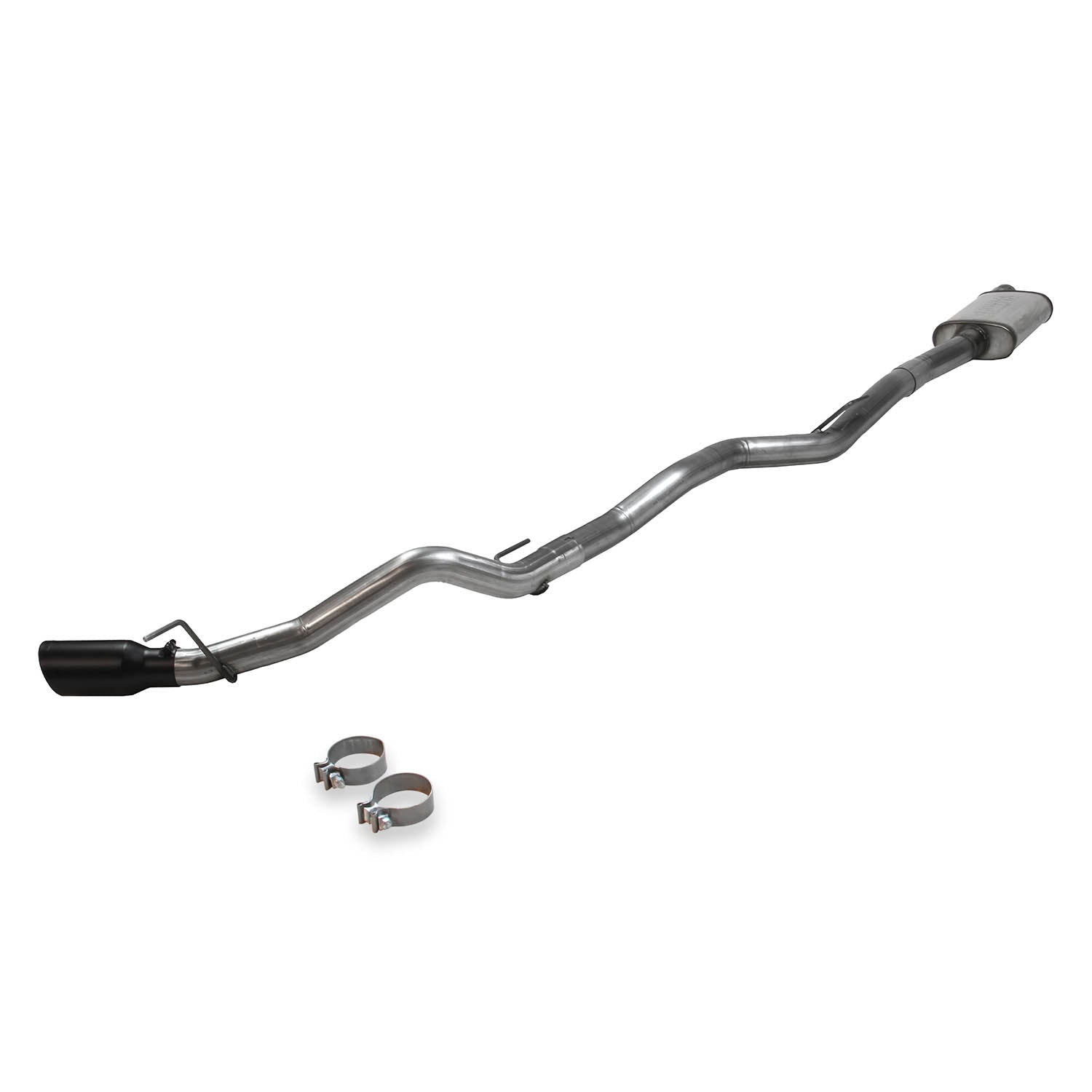 Flowmaster 717912 Flow Fx Cat-Back Exhaust System 409 Stainless Steel Single Exit Black Tip
