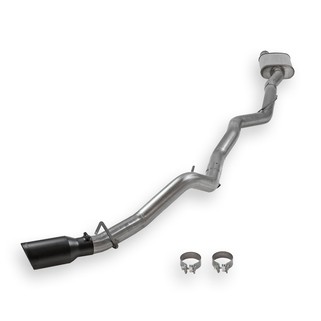 Flowmaster 717912 Flow Fx Cat-Back Exhaust System 409 Stainless Steel Single Exit Black Tip