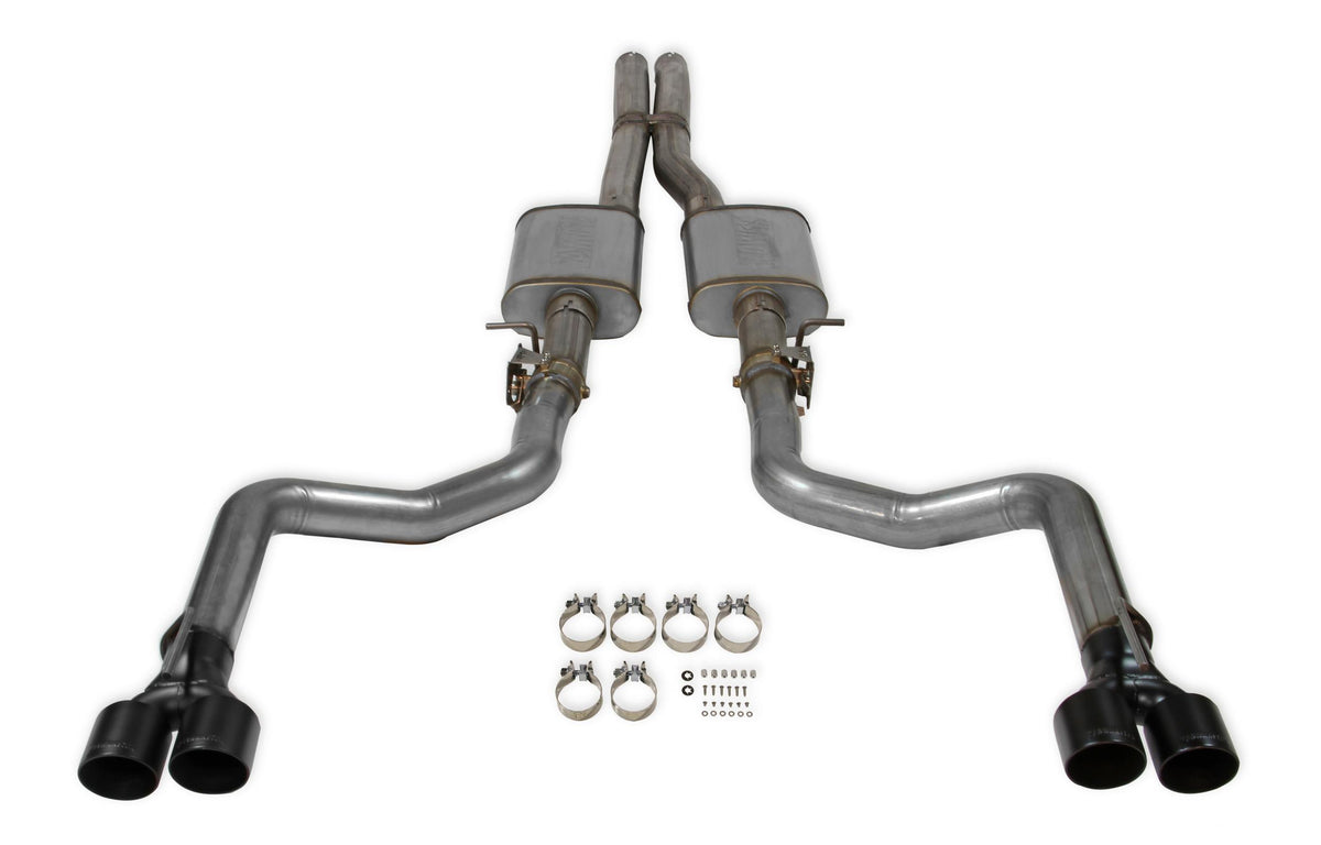 Flowmaster 717920 - Flow Fx Cat-Back Exhaust System 2015-2023 Dodge Challenger Srt392, R/T Scat Pack With 6.4L Hemi, Hellcat, Demon With 6.2L Hemi Engine And Active Exhaust Valves Aggressive To Moderate Sound Flowmaster 1