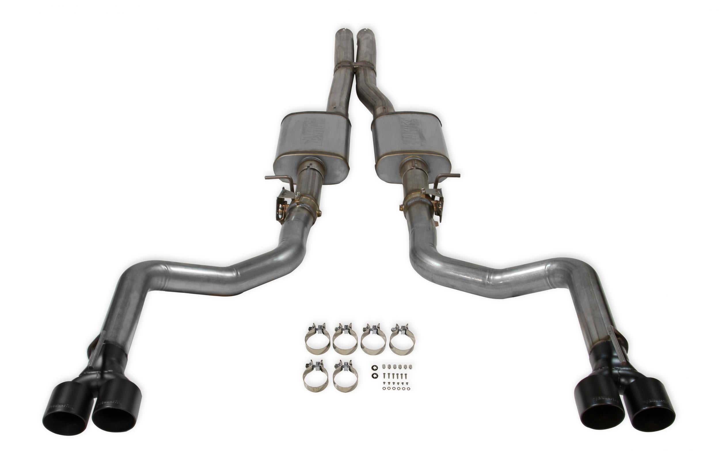 Flowmaster 717920 - Flow Fx Cat-Back Exhaust System 2015-2023 Dodge Challenger Srt392, R/T Scat Pack With 6.4L Hemi, Hellcat, Demon With 6.2L Hemi Engine And Active Exhaust Valves Aggressive To Moderate Sound Flowmaster 1