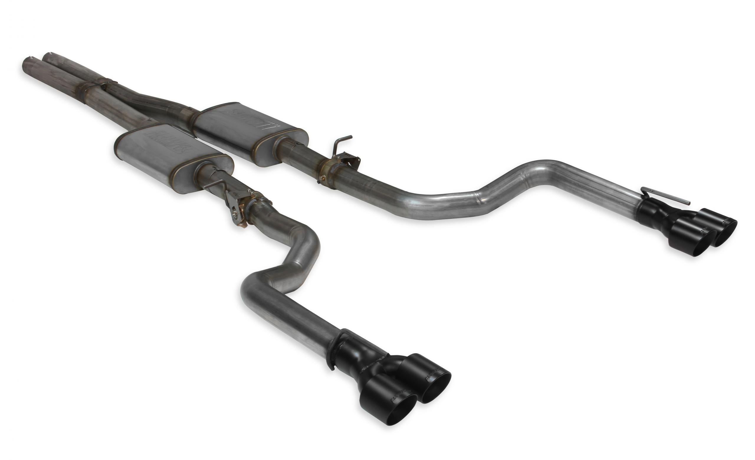 Flowmaster 717920 - Flow Fx Cat-Back Exhaust System 2015-2023 Dodge Challenger Srt392, R/T Scat Pack With 6.4L Hemi, Hellcat, Demon With 6.2L Hemi Engine And Active Exhaust Valves Aggressive To Moderate Sound Flowmaster 3