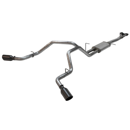 Flowmaster 717923 - Flow Fx Cat-Back Exhaust System Fits 1996-1999 Chevrolet/Gmc 1500 5.7L Extended Cab/Short Bed With Dual Cats, Flow Fx Cat-Back Dual Exit Exhaust, 3.0 Inch To 2.5 Inch 409 Stainless Steel, Black Tips Flowmaster 1