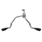 Flowmaster 717923 - Flow Fx Cat-Back Exhaust System Fits 1996-1999 Chevrolet/Gmc 1500 5.7L Extended Cab/Short Bed With Dual Cats, Flow Fx Cat-Back Dual Exit Exhaust, 3.0 Inch To 2.5 Inch 409 Stainless Steel, Black Tips Flowmaster 2
