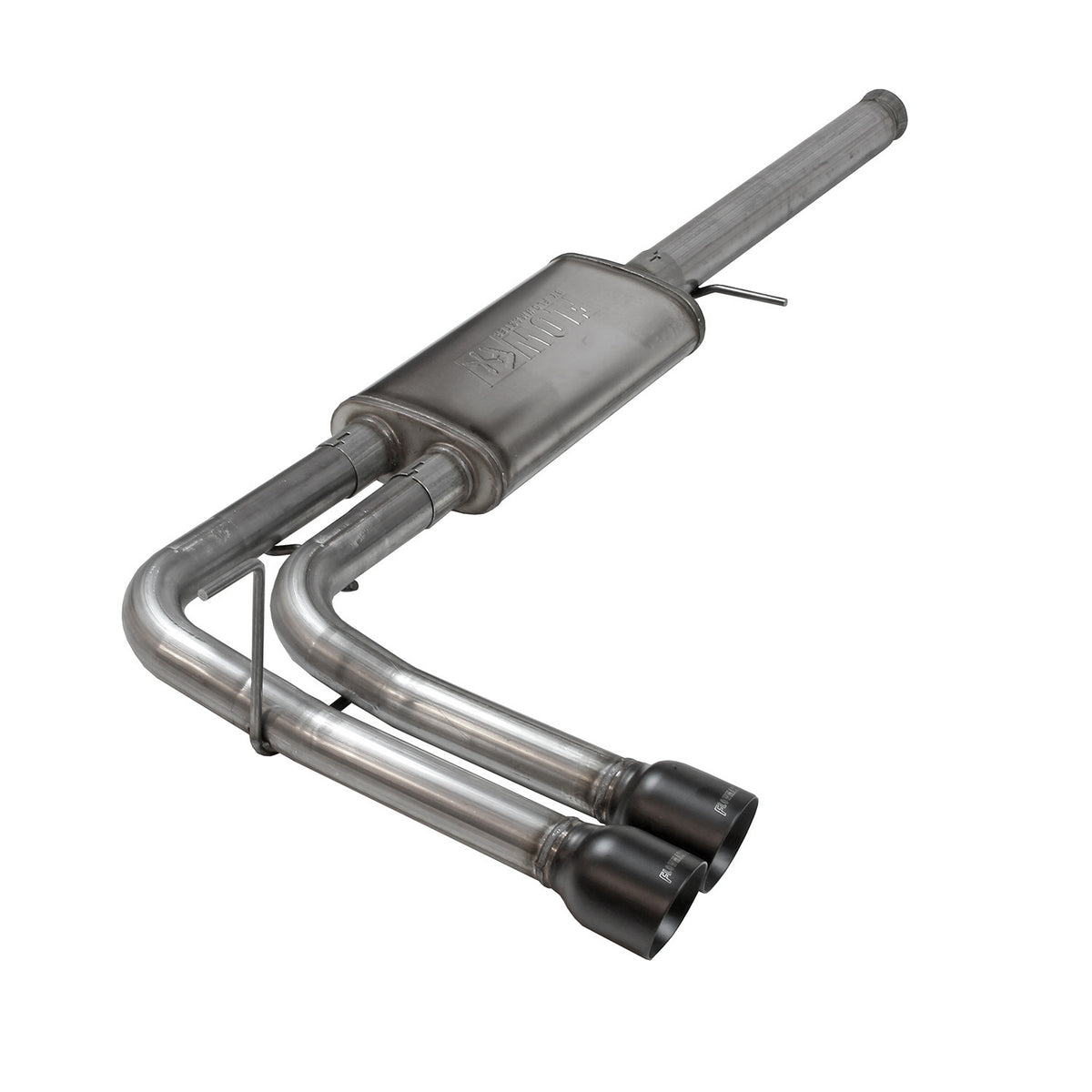 Flowmaster 717929 - Flow Fx Cat-Back Exhaust System 2009-2013 Silverado/Sierra 1500 5.3L V8 Flow Fx 3.0 Inch To Dual 2.5 Inch Cat-Back, Dual Side Exit, 409 Stainless Steel Exhaust System With Black Tips Flowmaster 1