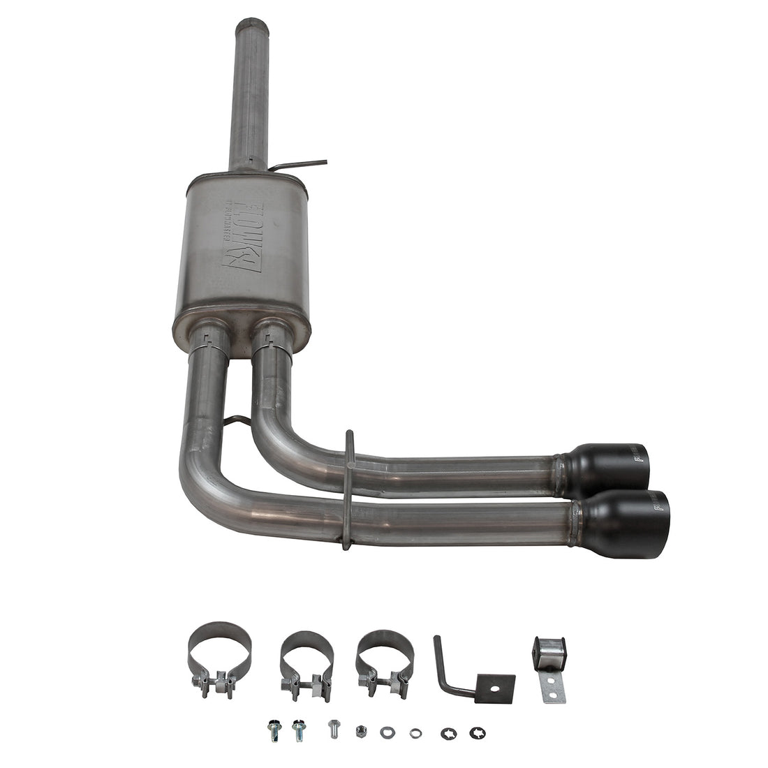 Flowmaster 717929 - Flow Fx Cat-Back Exhaust System 2009-2013 Silverado/Sierra 1500 5.3L V8 Flow Fx 3.0 Inch To Dual 2.5 Inch Cat-Back, Dual Side Exit, 409 Stainless Steel Exhaust System With Black Tips Flowmaster 4