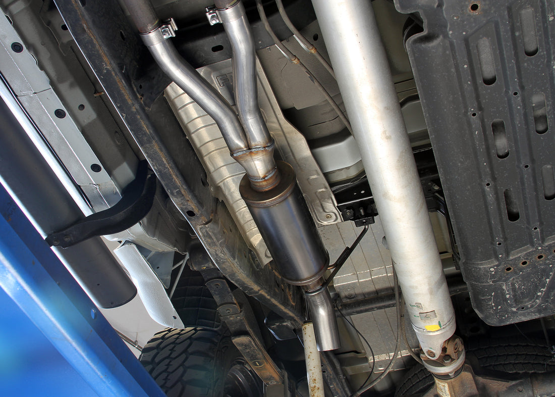 Flowmaster 717985 - Flow Fx Extreme Cat-Back Exhaust System Fits 2004-2015 Nissan Titan 5.6-Liter, Flow Fx Extreme, 3.0-Inch Cat-Back Stainless Steel Exhaust System Flowmaster 4