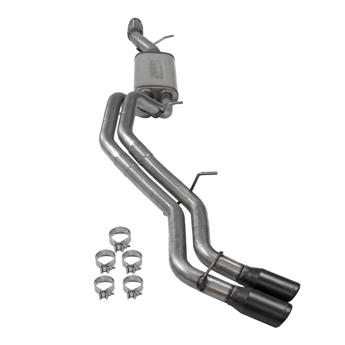 Flowmaster 717986 - Flow Fx Cat-Back Exhaust System Fits 2015-2020 GM Tahoe/Yukon 5.3L, Flow Fx Cat-Back, Dual Out Same Side Exit, Stainless Steel Exhaust System Flowmaster 5