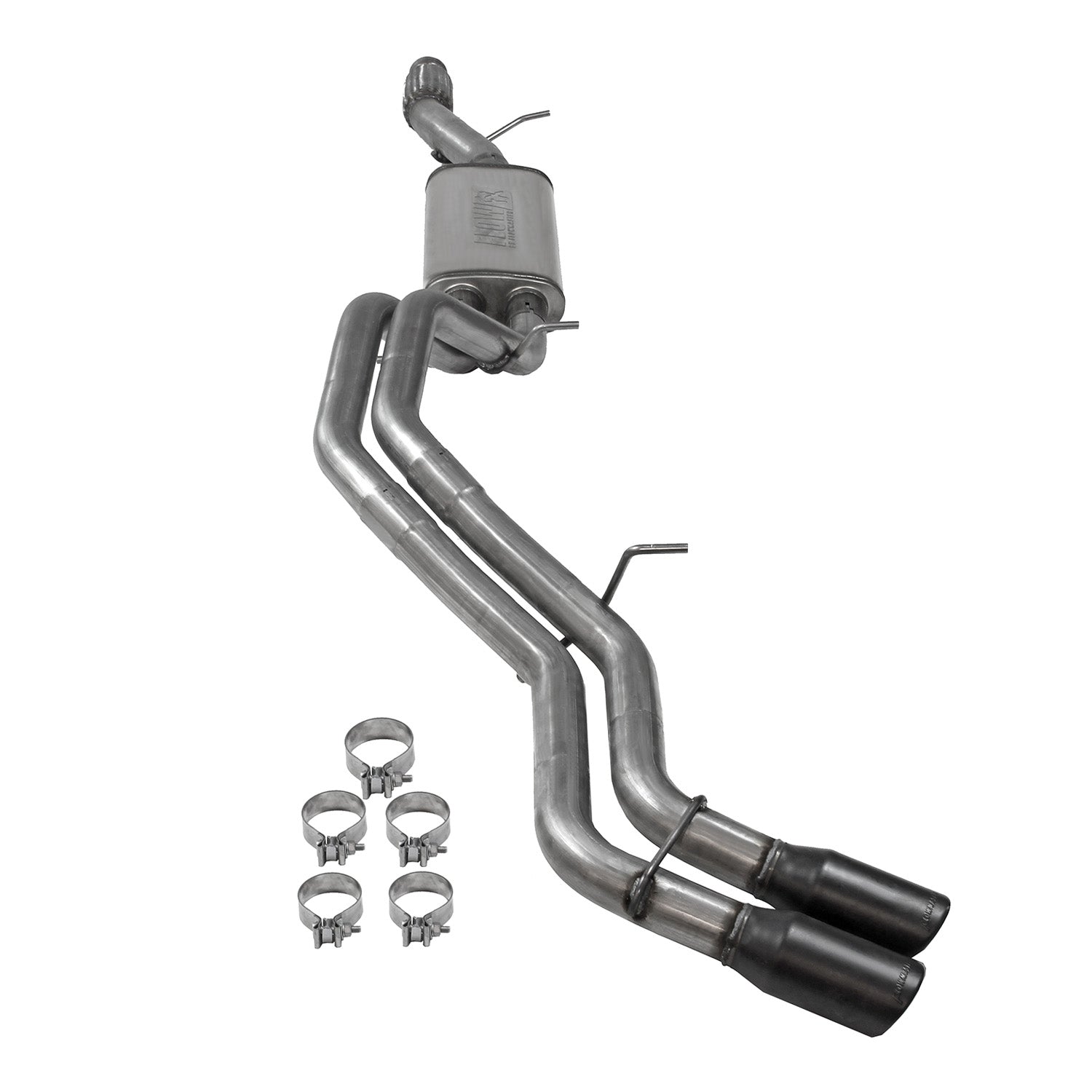 Flowmaster 717986 - Flow Fx Cat-Back Exhaust System Fits 2015-2020 GM Tahoe/Yukon 5.3L, Flow Fx Cat-Back, Dual Out Same Side Exit, Stainless Steel Exhaust System Flowmaster 5