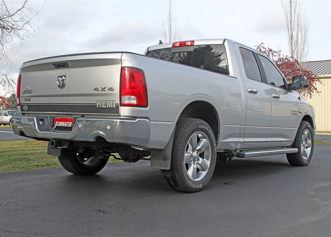 Flowmaster 717993 - Flow Fx Cat-Back Exhaust System Fits 2009-2024 Dodge Ram 1500 (19-24 1500 Classic) 4.7/5.7-Liter, Flow Fx Cat-Back, Dual Same