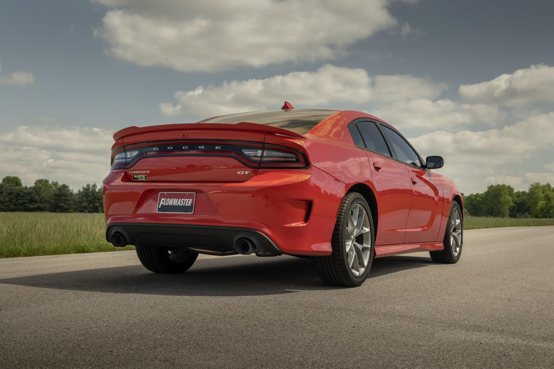 Flowmaster 717996 - Flow Fx Cat-Back Exhaust System Fits 2015-2023 Dodge Charger Pursuit/Enforcer/Gt/Gt Plus 3.6L, Cat-Back, Dual Rear Exit, Flow Fx Stainless Steel Exhaust System Flowmaster 5
