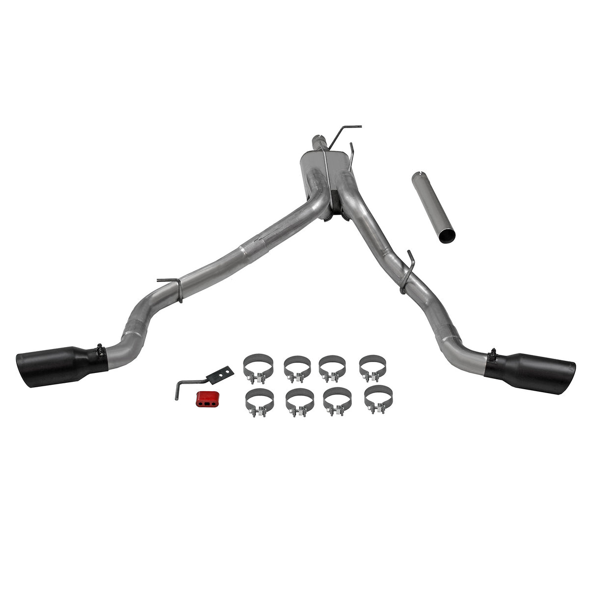 Flowmaster 718100 - Flow Fx Cat-Back Exhaust System Fits 2017-2026 Ford F250/F350 Super Duty With 6.2, 6.8 And 7.3-Liter V8, Flow Fx Cat-Back, Dual Side Exit, Stainless Steel Exhaust System Flowmaster 3