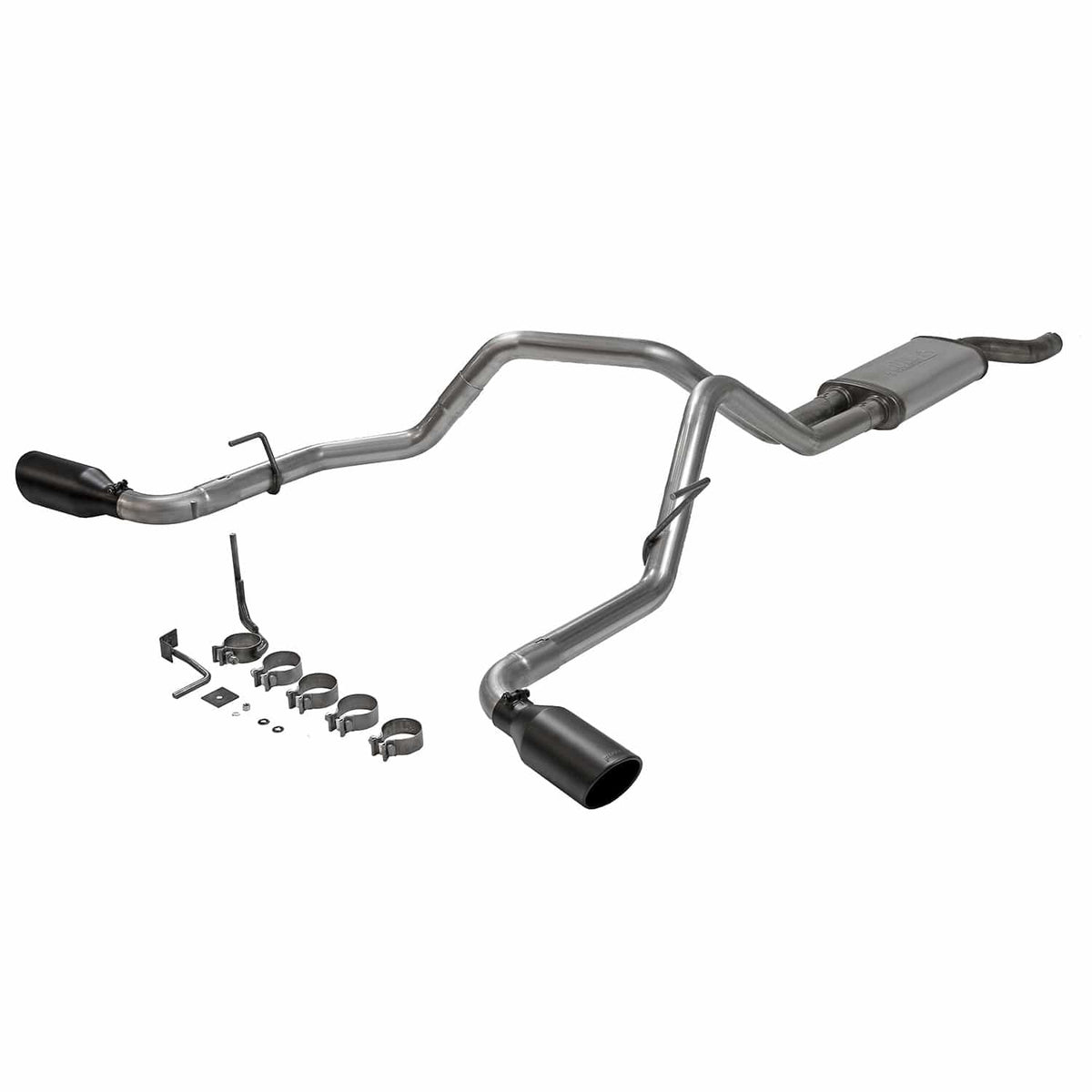 Flowmaster NA Flowmaster 718103 - Flow Fx Cat-Back Exhaust System Fits 2005-2019 Nissan Frontier 4.0-Liter Cat-Back, Dual Side Exit, Stainless Steel Exhaust System Flowmaster