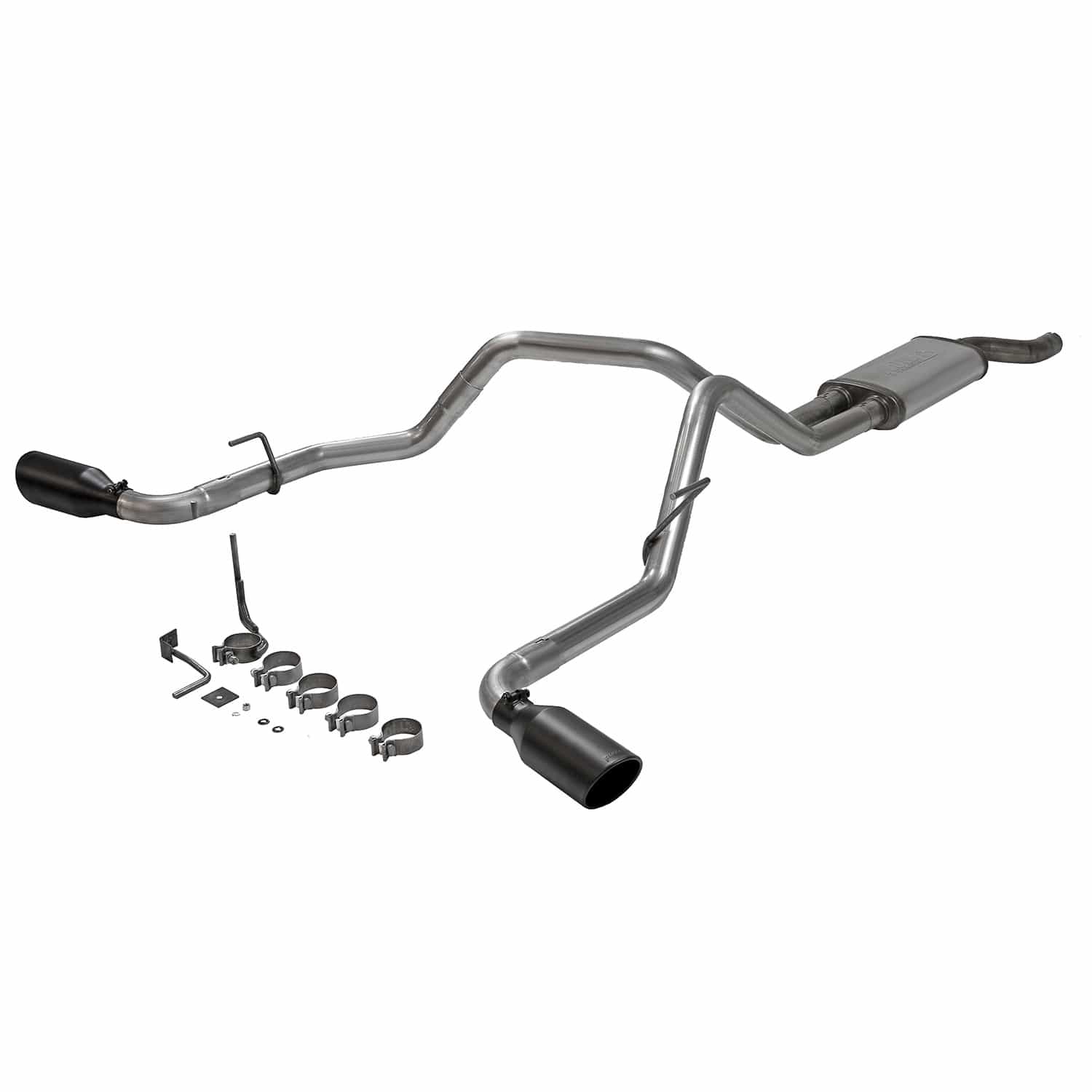 Flowmaster NA Flowmaster 718103 - Flow Fx Cat-Back Exhaust System Fits 2005-2019 Nissan Frontier 4.0-Liter Cat-Back, Dual Side Exit, Stainless Steel Exhaust System Flowmaster