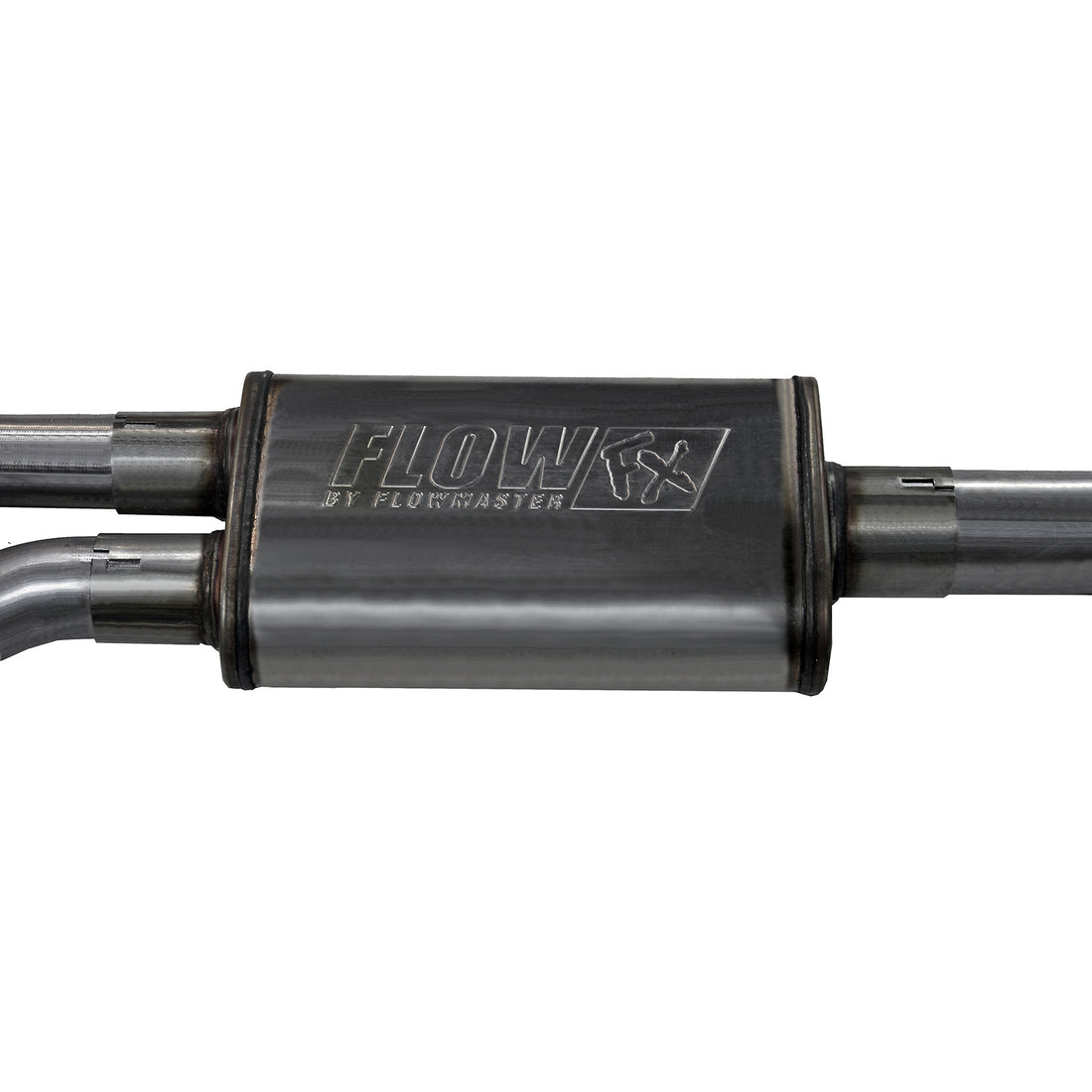 Flowmaster 718105 Flow Fx Cat-Back Exhaust System Stainless Steel Dual Same Side Out Exit