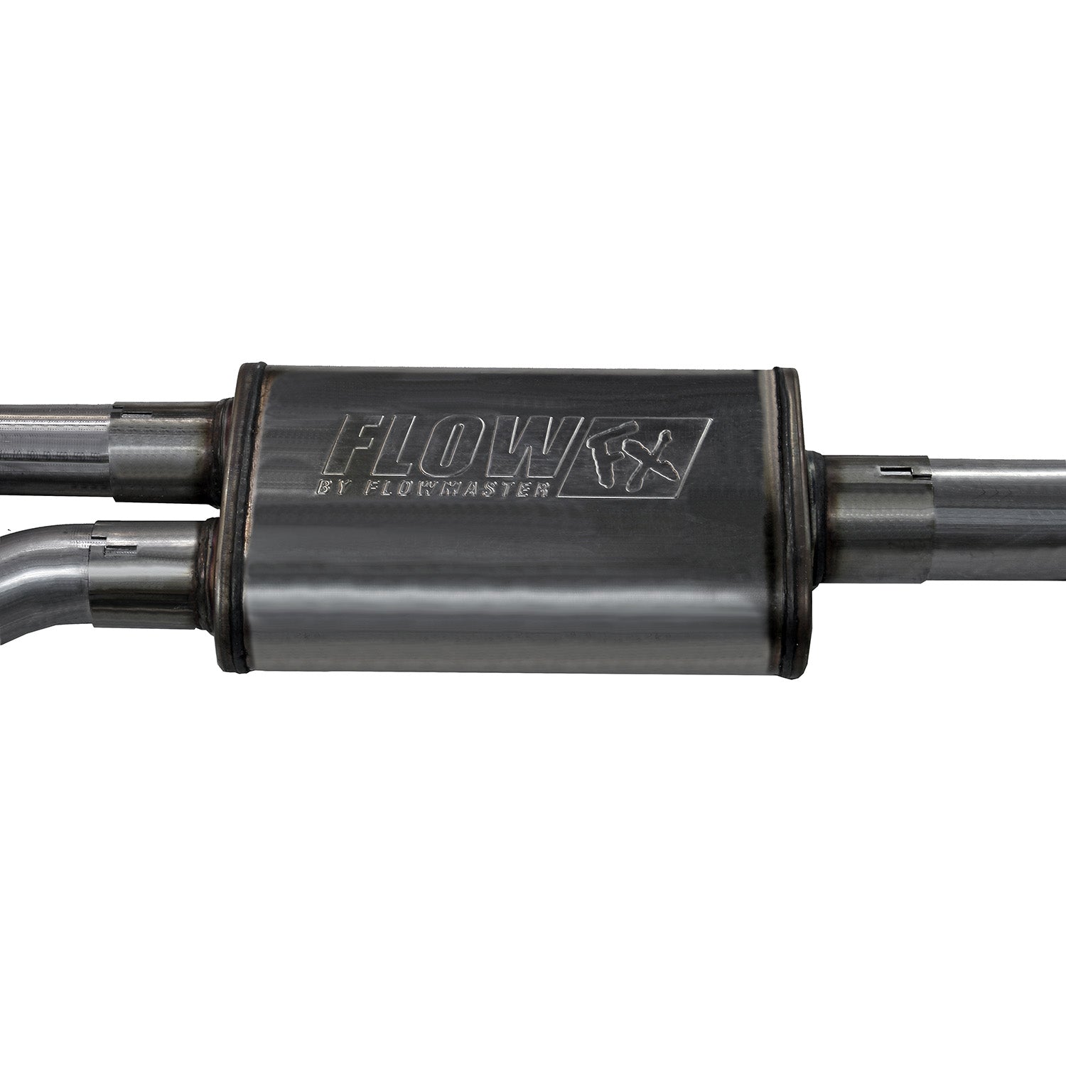 Flowmaster 718105 Flow Fx Cat-Back Exhaust System Stainless Steel Dual Same Side Out Exit