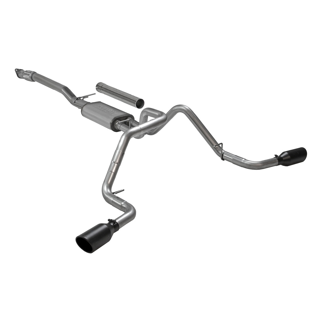 Flowmaster 718114 - Flow Fx Cat-Back Exhaust System Fits 2019-2026 GM 1500 2.7-Liter Cat-Back, Dual Side Exit, Stainless Steel Exhaust System Flowmaster 5