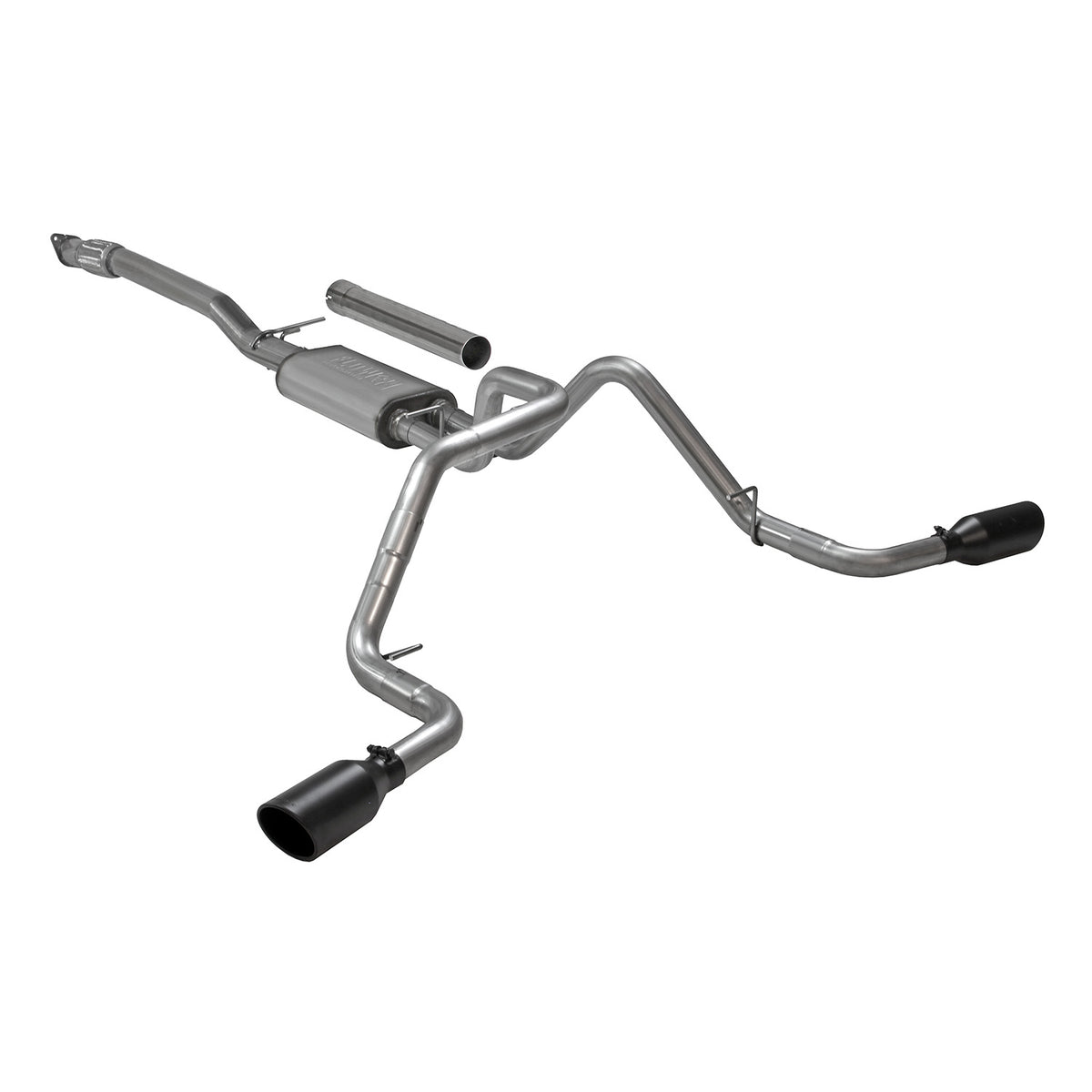 Flowmaster 718114 - Flow Fx Cat-Back Exhaust System Fits 2019-2026 GM 1500 2.7-Liter Cat-Back, Dual Side Exit, Stainless Steel Exhaust System Flowmaster 5