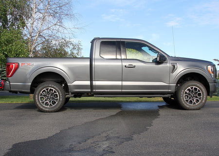 Flowmaster 718116 - Flow Fx Cat-Back Exhaust System Fits 2021-2025 Ford F-150 2.7, 3.5, 5.0-Liter, Flow Fx Cat-Back 3.00-Inch To 2.50-Inch Stainless Steel Exhaust System, Dual Out Same Side Exit Flowmaster 2