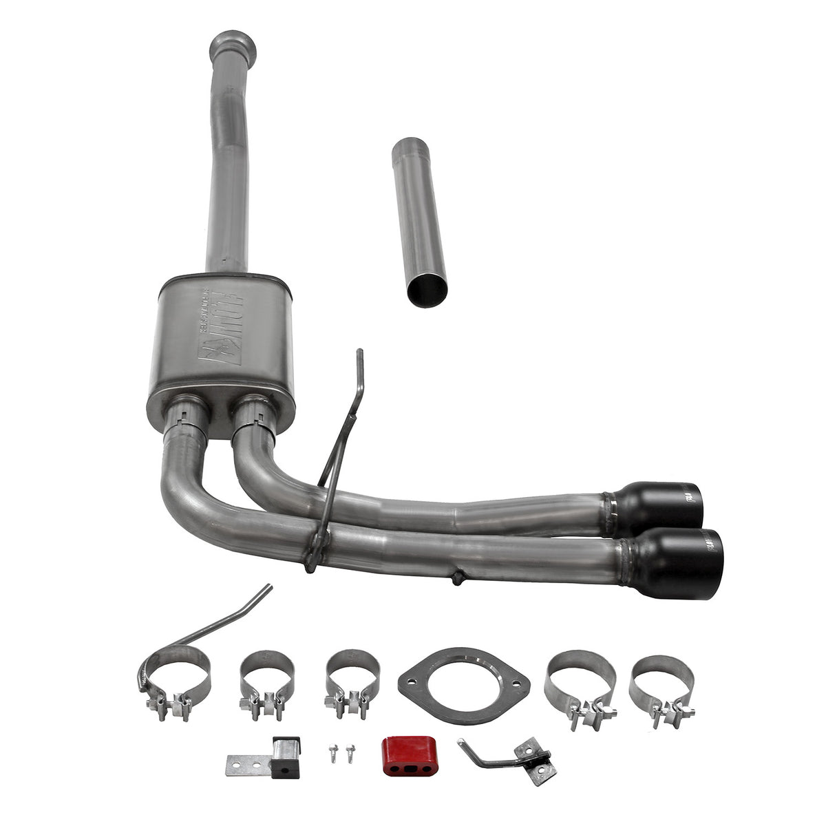 Flowmaster 718116 - Flow Fx Cat-Back Exhaust System Fits 2021-2025 Ford F-150 2.7, 3.5, 5.0-Liter, Flow Fx Cat-Back 3.00-Inch To 2.50-Inch Stainless Steel Exhaust System, Dual Out Same Side Exit Flowmaster 4