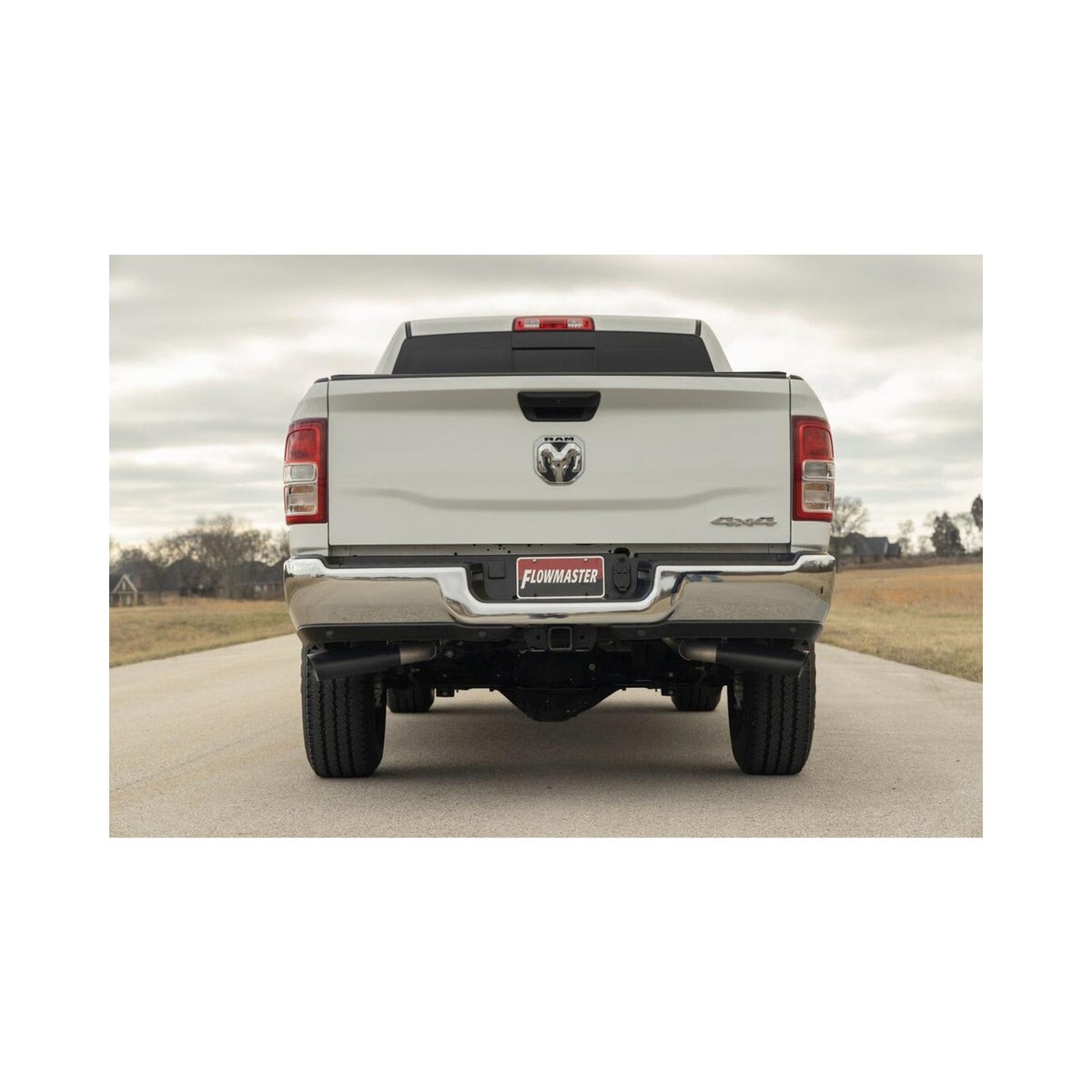 Flowmaster 718130 - Flow Fx Cat-Back Exhaust System Fits 2014-2024 Ram 2500 6.4-Liter Hemi, Cat-Back, Dual Rear Exit, Flow Fx Stainless Steel Exhaust System Flowmaster 4