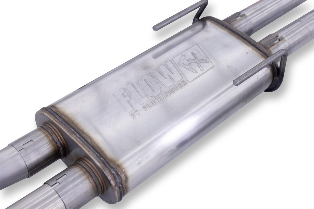 Flowmaster 718143 Flow Fx Cat-Back Exhaust System Stainless Steel Dual Same Side Exit