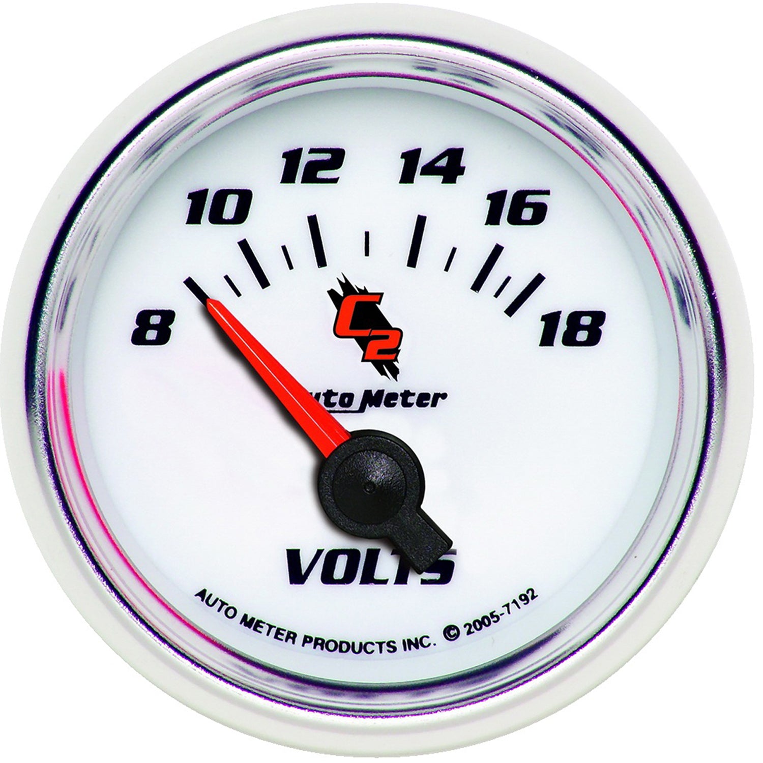 AutoMeter 7192 - GAUGE, VOLTMETER, 2 1/16", 18V, ELECTRIC, C2 3