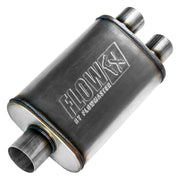 Flowmaster 72198 - Flow Fx Muffler Flow Fx Muffler 3.00 Center In/ 2.50 Dual Out Moderate Sound Stainless Steel Flowmaster 1