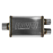 Flowmaster 72198 - Flow Fx Muffler Flow Fx Muffler 3.00 Center In/ 2.50 Dual Out Moderate Sound Stainless Steel Flowmaster 2