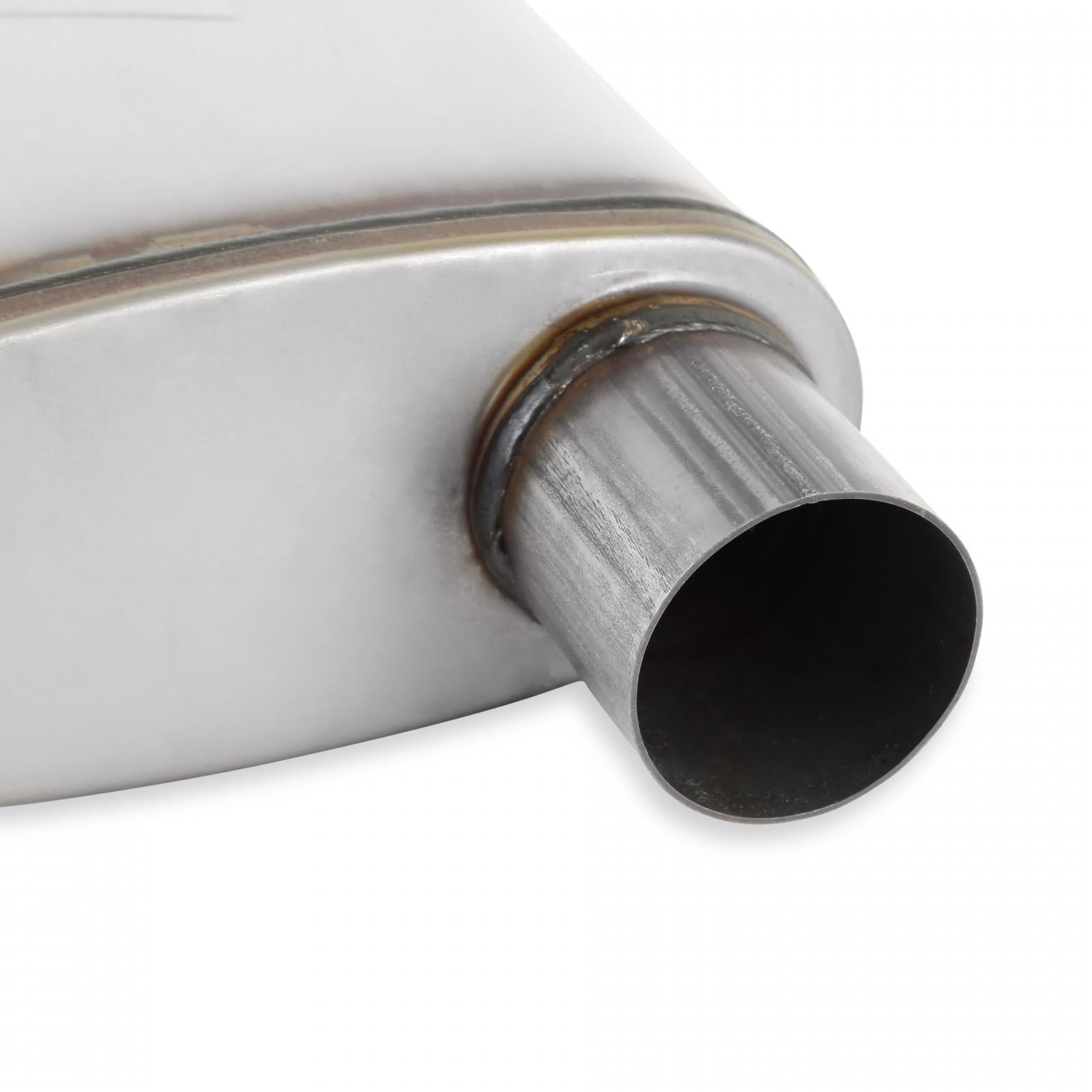 Flowmaster 72206 - Flow Fx Muffler Flow Fx Muffler 2.5 In/Out Oval Body Transverse Moderate Sound Stainless Steel Flowmaster 1
