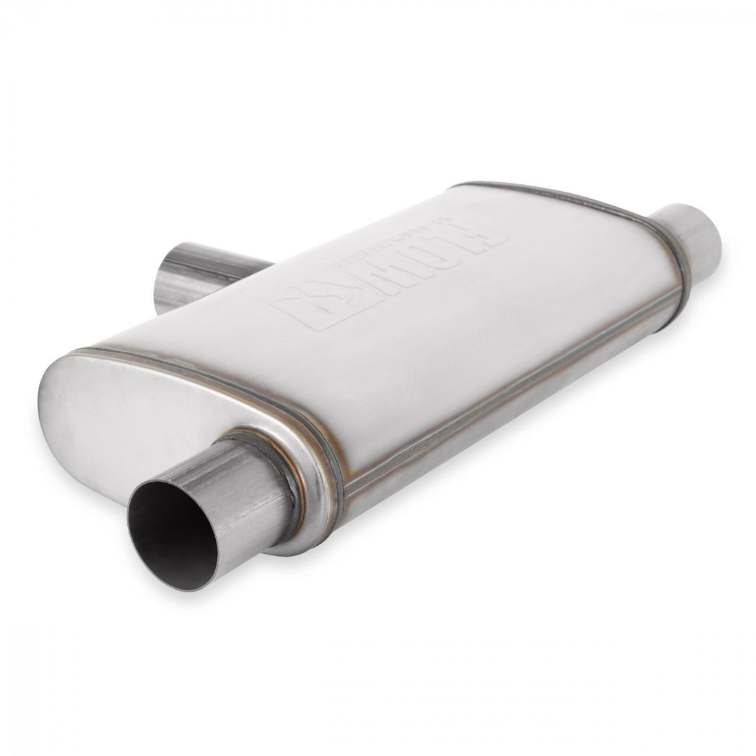 Flowmaster 72206 - Flow Fx Muffler Flow Fx Muffler 2.5 In/Out Oval Body Transverse Moderate Sound Stainless Steel Flowmaster 2