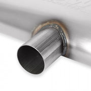 Flowmaster 72206 - Flow Fx Muffler Flow Fx Muffler 2.5 In/Out Oval Body Transverse Moderate Sound Stainless Steel Flowmaster 4