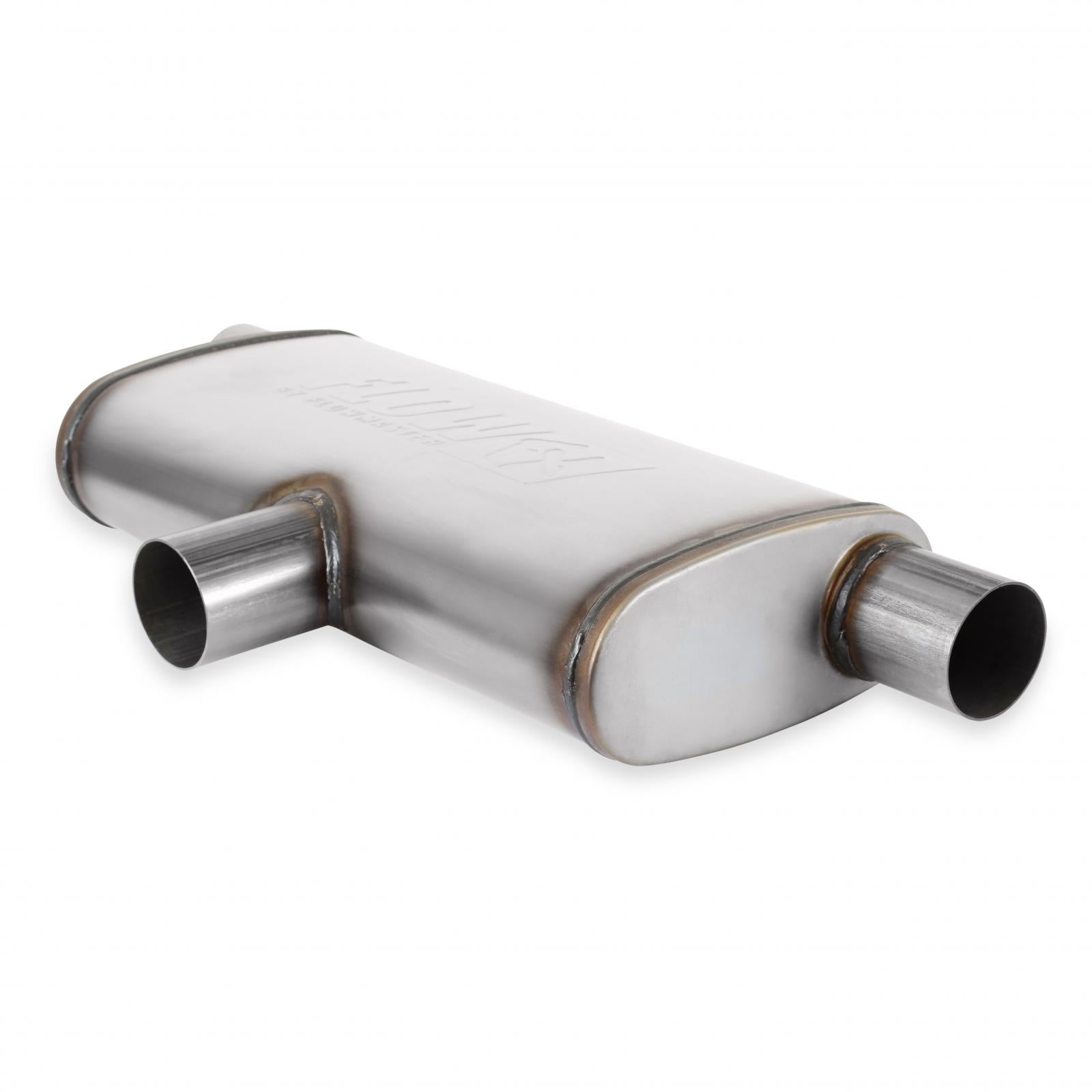 Flowmaster 72206 - Flow Fx Muffler Flow Fx Muffler 2.5 In/Out Oval Body Transverse Moderate Sound Stainless Steel Flowmaster 5