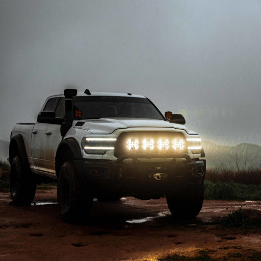 SlimLite 8 In. LED - Stone Guard - Black