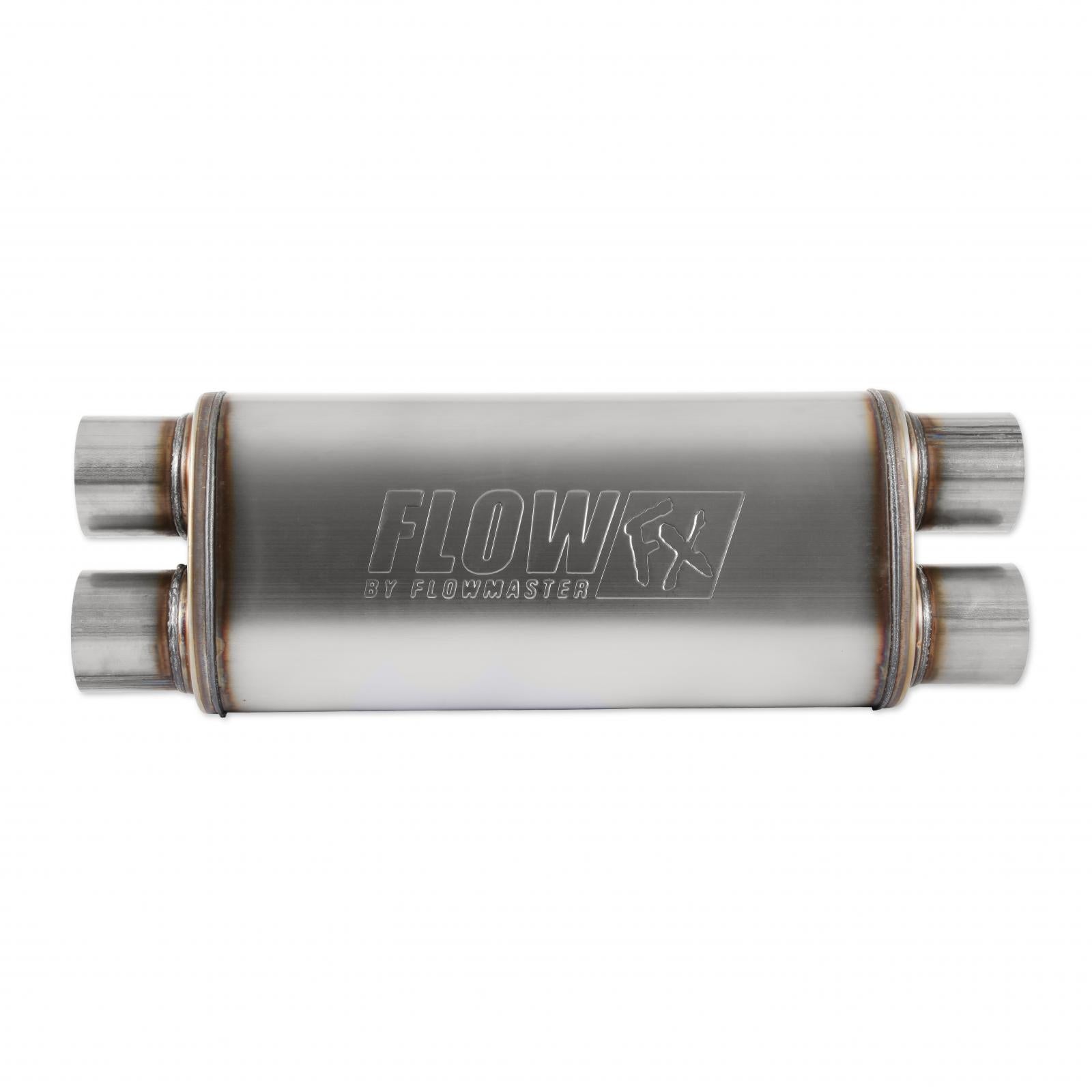 Flowmaster 72469 Flow Fx Muffler 3.00 Dual In/Out Stainless Steel