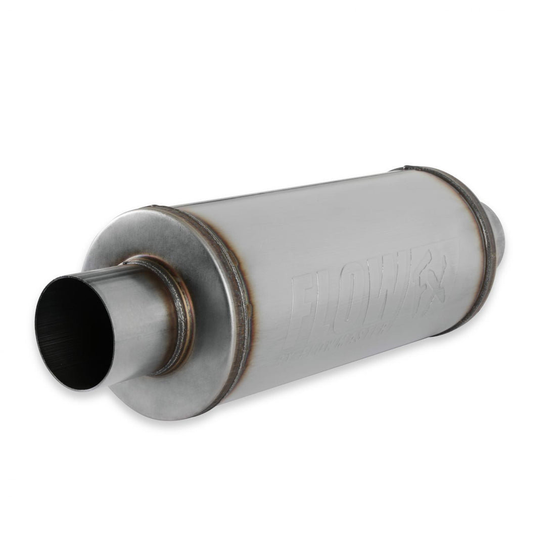 Flowmaster 72619 - Flow Fx Muffler Flow Fx Muffler 3.0 In/Out 6-Inch Round Body Moderate Sound Stainless Steel Flowmaster 3